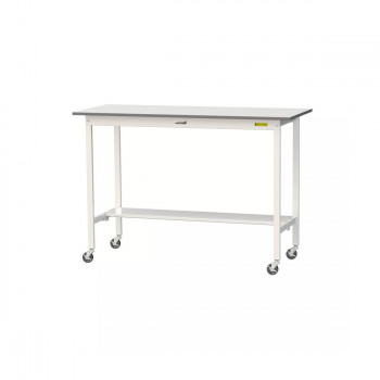 山金工業(YamaTec) SUPHC-1560T-WW ワークテーブル150シリーズ 移動式 (H1036mm) 1500×600mm (半面棚板付) 【北海道・沖縄・離島配送不可】 36,420円