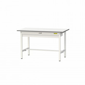 山金工業(YamaTec) SUP-1260W-WW ワークテーブル150シリーズ 固定式 ワイド引き出し付 (H740mm) 1200×600mm 【北海道・沖縄・離島配送不可】