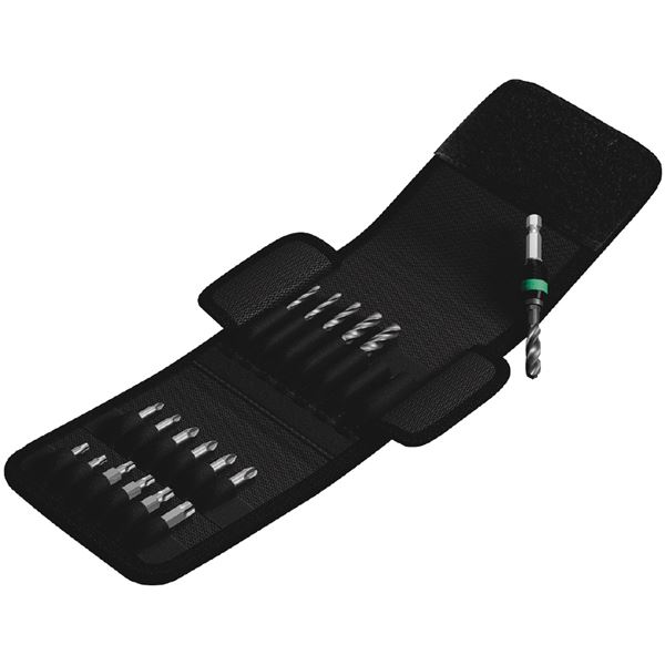 WERA ヴェラ 19点組 金属用 差込6.35mm ドリルビット ホルダー セット 収納ポーチ付 104652 工具 ツール DIY 作業工具 道具 【北海道・沖縄・離島配送不可】