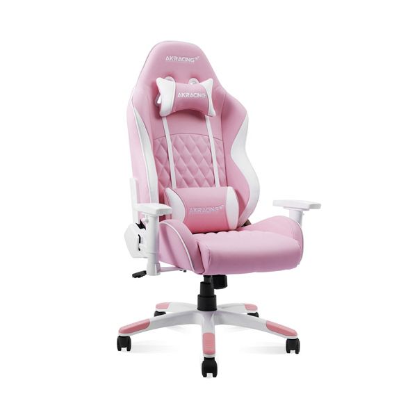 AKレーシング PINON ゲーミングチェア サクラピンク AKR-PINON-SAKURAPINK 1脚 組立式 【北海道・沖縄・離島配送不可】
