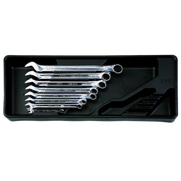 KTC 京都機械工具 コンビネーションレンチ セット 8本組 (inch) TMS208B レンチ 工具 ツール DIY 作業工具 【北海道・沖縄・離島配送不可】