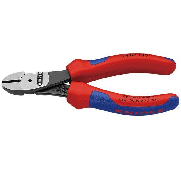 KNIPEX クニペックス 強力型斜ニッパー 硬線用 コンフォート 全長140mm 7402-140 【北海道・沖縄・離島配送不可】