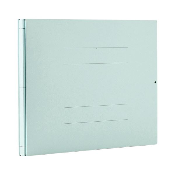 TANOSEE 背幅伸縮フラットファイルA4ヨコ 800枚収容 背幅13~93mm 青 1セット(30冊)の通販は 9,592円