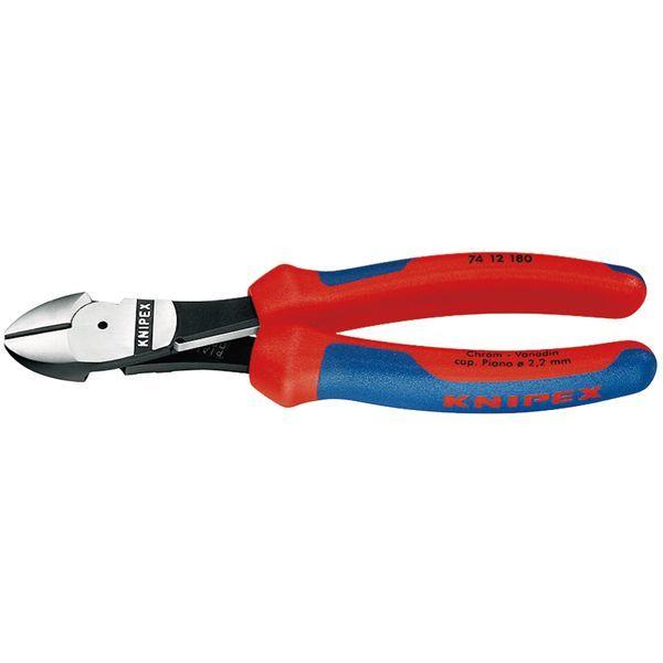 KNIPEX クニペックス バネ付強力型斜ニッパー コンフォート 全長180mm 7412-180 【北海道・沖縄・離島配送不可】