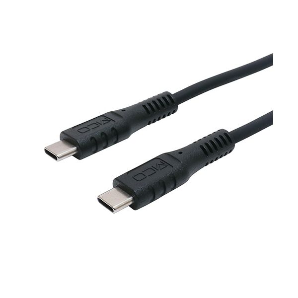 （まとめ） ナカバヤシ  ミヨシUSB Type-Cショートケーブル ブラック 0.3m USB-YM030BK 1本 〔×5セット〕 【北海道・沖縄・離島配送不可】