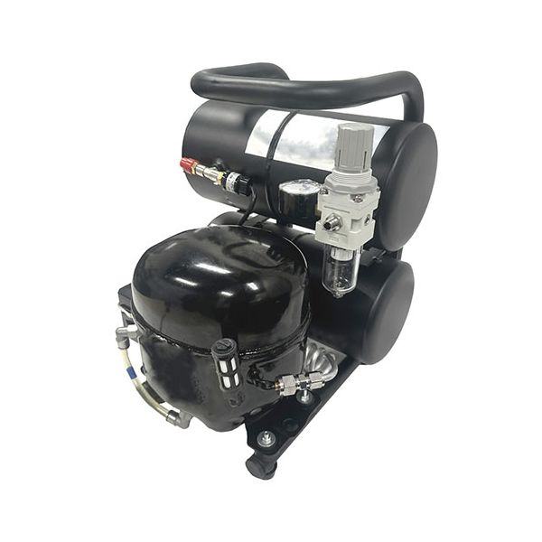 エアテックス AIRTEX コンプレッサー サイレント4 オイル式で静音・高出力 最高圧力約0.8Mpa&大容量タンク7.4L APC034 【北海道・沖縄・離島配送不可】