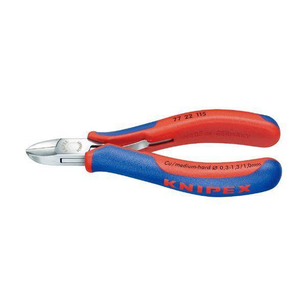 KNIPEX クニペックス エレクトロニクスニッパー コンフォート 全長115mm 7722-115 【北海道・沖縄・離島配送不可】