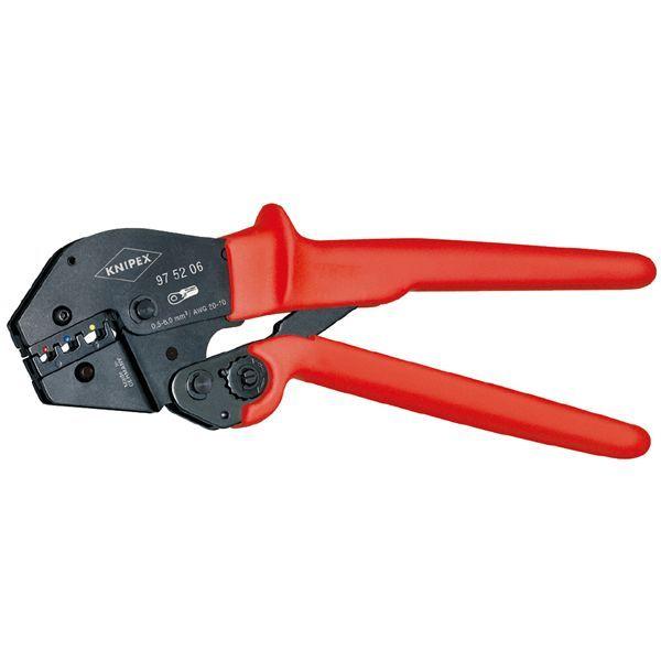 KNIPEX クニペックス 圧着ペンチ 滑り止めプラスチックコーティング 全長250mm 9752-06 【北海道・沖縄・離島配送不可】 28,322円