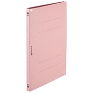 フラットファイル/紙バインダー 〔A4/2穴 120冊入り〕 背表紙強化タイプ D128J-12PK 桃 【北海道・沖縄・離島配送不可】