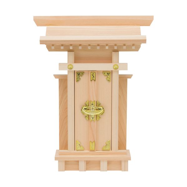 (まとめ) フィットポスト 神棚(袖付)1個 〔×3セット〕