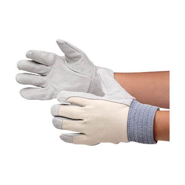 （まとめ） ミドリ安全牛床革手袋 甲メリ MT-104 1双 〔×3セット〕 【北海道・沖縄・離島配送不可】