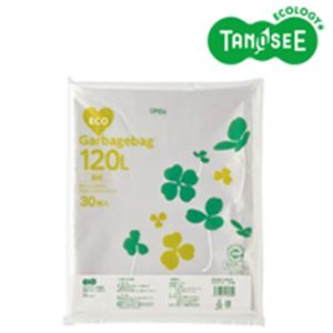 （まとめ）TANOSEE ポリエチレン収集袋 透明 120L 30枚入×6パック 【北海道・沖縄・離島配送不可】
