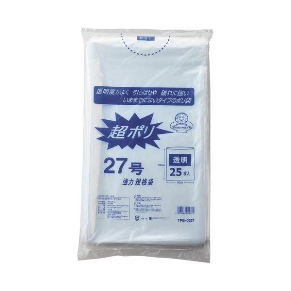 （まとめ） リュウグウ 超ポリSタイプ 透明 27号 厚み0.03mm TPE-0327 1パック（25枚） 〔×3セット〕の通販は 8,776円