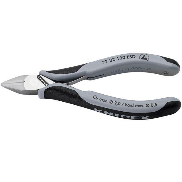 KNIPEX クニペックス エレクトロニクスニッパー ESD 全長130mm 7732-130ESD 【北海道・沖縄・離島配送不可】