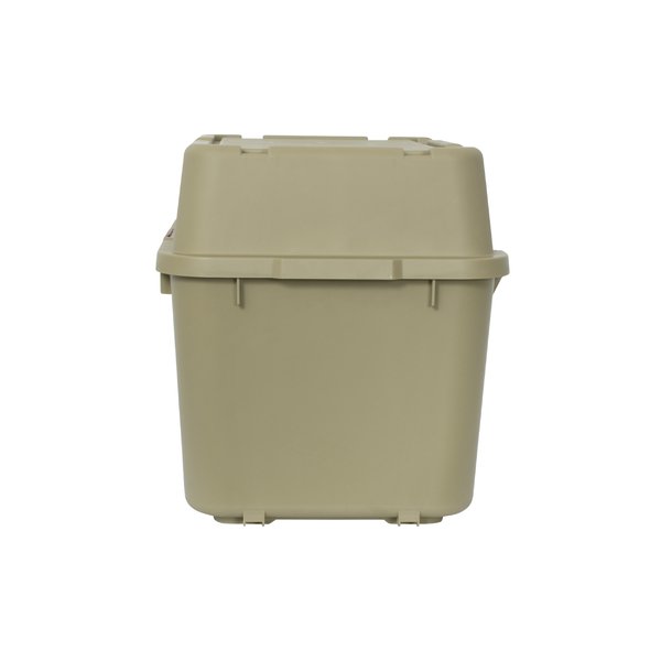 〔2台セット〕 キャリーボックス 70L コヨーテ ローラー付き 宅配BOX用シール付き 日本製 収納ボックス 防災 アウトドア 【北海道・沖縄・離島配送不可】_2