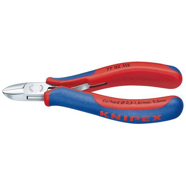 KNIPEX クニペックス エレクトロニクスニッパー コンフォート 全長115mm 7702-115 【北海道・沖縄・離島配送不可】