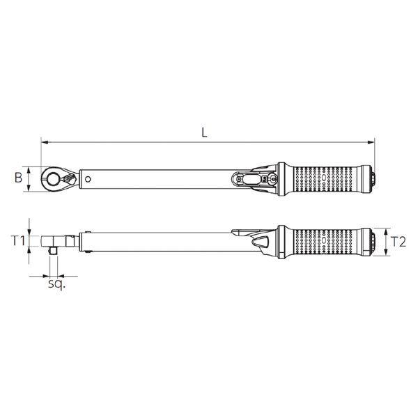 KTC 京都機械工具 6.3SQ プレセットトルクレンチ 5〜25N・m GW025-02 レンチ 工具 ツール DIY 作業工具 【北海道・沖縄・離島配送不可】_1
