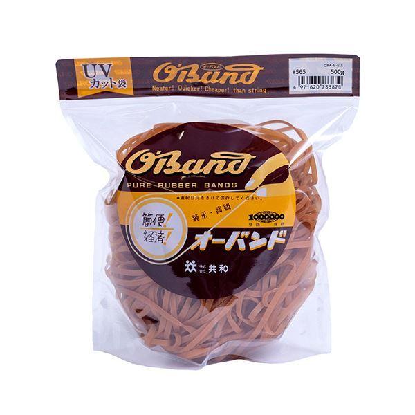 （まとめ） 共和 オーバンド#565 内径140mm 500g入 透明袋 GRA-N-015 1袋 〔×3セット〕 【北海道・沖縄・離島配送不可】の通販は