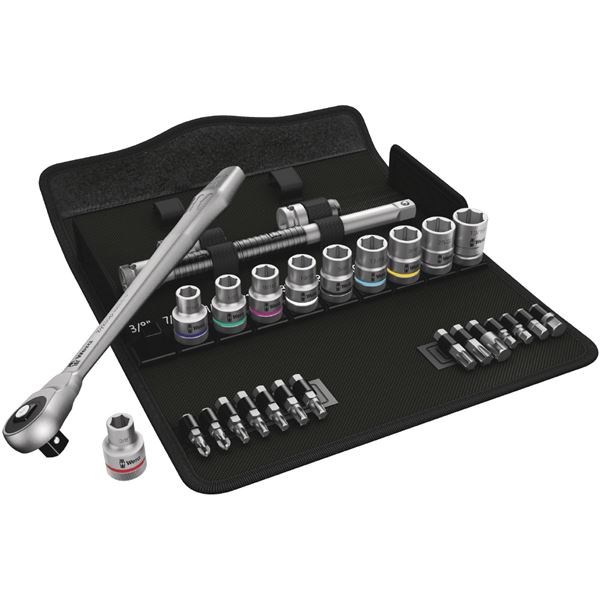 WERA ヴェラ 差込角1/2DR 28点組 ソケットレンチ セット 004080 工具 ツール DIY 作業工具 道具 レンチ 【北海道・沖縄・離島配送不可】