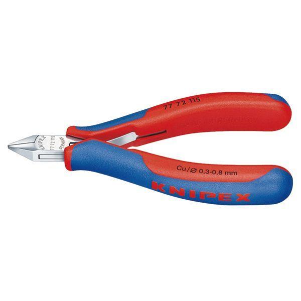 KNIPEX クニペックス エレクトロニクスニッパー コンフォート 全長115mm 7772-115 【北海道・沖縄・離島配送不可】