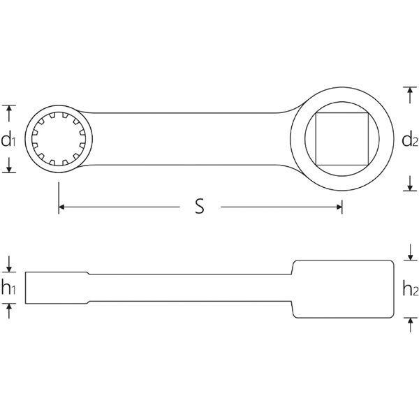 STAHLWILLE スタビレー 3/8SQ トルクレンチアダプター 7/16 インチサイズ 面接触 447ASP-14 工具 ツール DIY 作業工具 【北海道・沖縄・離島配送不可】_1