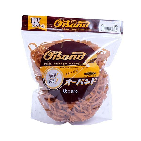 （まとめ） 共和 オーバンド#515 内径127mm 500g入 透明袋 GRA-N-011 1袋 〔×3セット〕 【北海道・沖縄・離島配送不可】の通販は