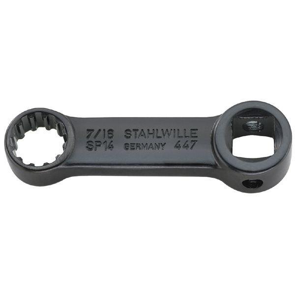STAHLWILLE スタビレー 3/8SQ トルクレンチアダプター 1/2 インチサイズ 面接触 447ASP-16 工具 ツール DIY 作業工具 【北海道・沖縄・離島配送不可】