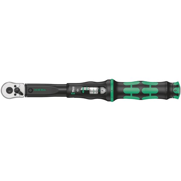 WERA ヴェラ 1／2DR ラチェット式トルクレンチ 10-50Nm C1 343964 【北海道・沖縄・離島配送不可】