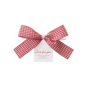 （まとめ） ヘッズチェックリボン付ワイヤータイ CHE-YT1 1パック（10個） 〔×10セット〕の通販は 10,307円