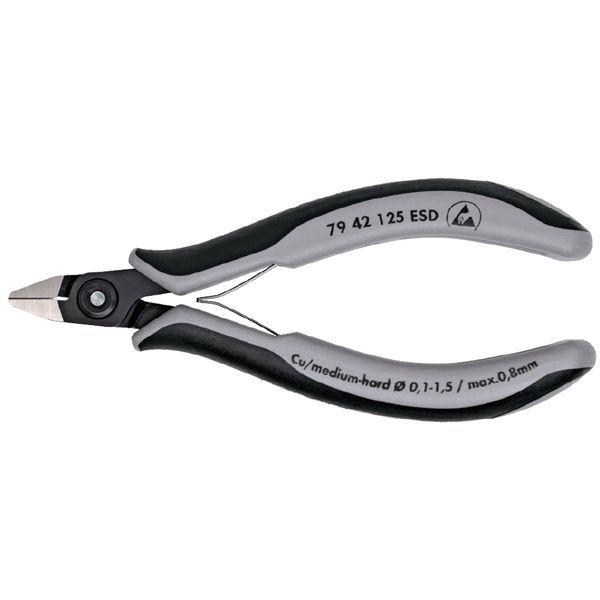 KNIPEX クニペックス エレクトロニクスニッパー ESD 全長125mm 7942-125ESD 【北海道・沖縄・離島配送不可】
