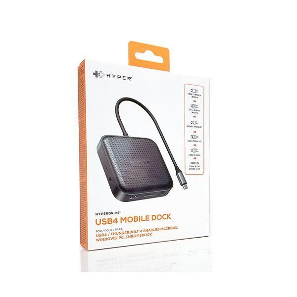 HYPER HyperDrive USB4 モバイルドック USB-Cハブ HP-HD583 【北海道・沖縄・離島配送不可】