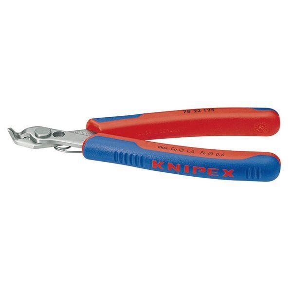 KNIPEX クニペックス スーパーニッパー 60゜コンフォート サイズ77×13×125mm パック入 7823-125SB 【北海道・沖縄・離島配送不可】