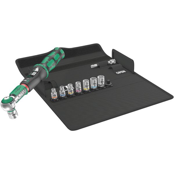 WERA ヴェラ 10点組 1/4DRソケット用 空転式トルクレンチ・六角ソケットセット 2-12Nm 343972 工具 ツール DIY 作業工具 【北海道・沖縄・離島配送不可】