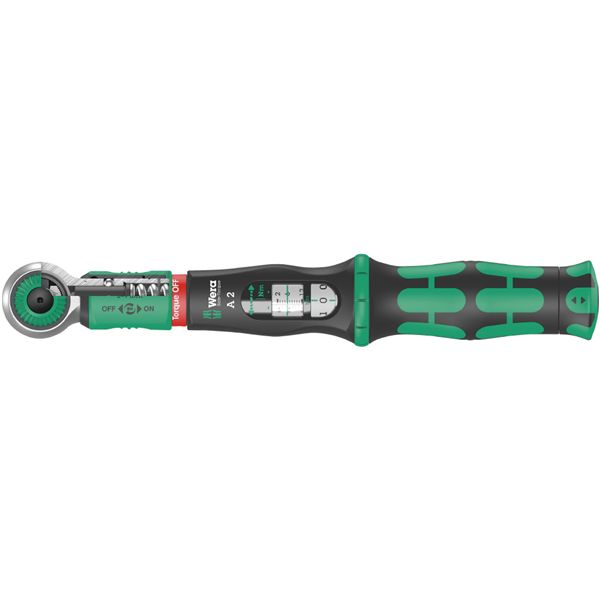 WERA ヴェラ 1／4DRビット用 72ギア 空転式トルクレンチ 2-12Nm 343973 【北海道・沖縄・離島配送不可】