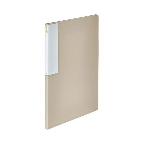 （まとめ） TANOSEEクリヤーブック（再生PP） A4タテ 12ポケット 背幅10mm グレージュ 1セット（10冊） 〔×3セット〕の通販は 8,095円