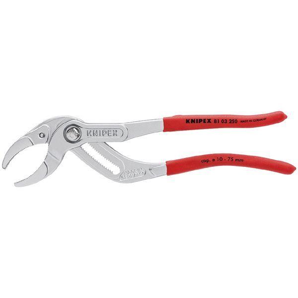 KNIPEX クニペックス 配管ペンチ 上滑り打ちきり可塑性物質上塗り 全長250粍 8103-250 物の具 物の具 DIY 御勤め物の具 【北海道・沖縄・離島送りとどける不可】