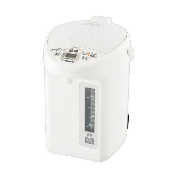 象印マイコン沸とうVE電気まほうびん 優湯生 3.0L ホワイト CV-TE30-WA 1台 【北海道・沖縄・離島配送不可】