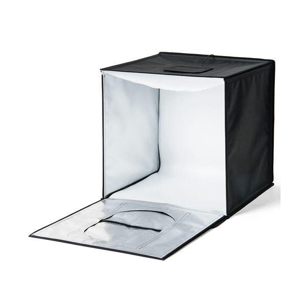 サンワダイレクト撮影ボックス （LEDライト付6000lm・50×50cm・折りたたみ可能） 200-DG016 1個 【北海道・沖縄・離島配送不可】_1