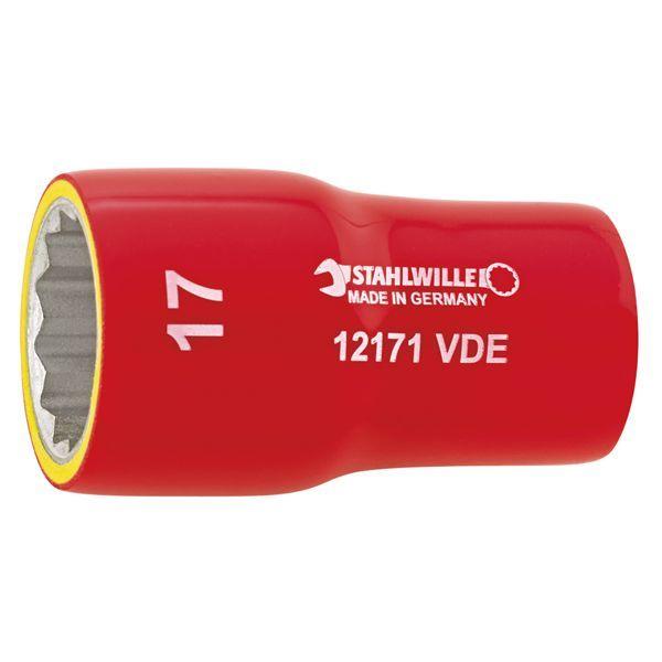 STAHLWILLE スタビレー 3/8SQ 1000V絶縁ソケット 18mm 12171VDE-18 工具 ツール DIY 作業工具 【北海道・沖縄・離島配送不可】