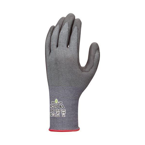 （まとめ） ショーワグローブXC510 フォルテックスウレタンパーム手袋 L グレー／レッド XC510-L 1双 〔×5セット〕の通販は 7,485円