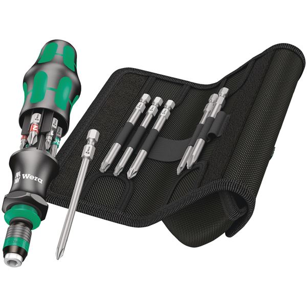 WERA ヴェラ 13点組 1/4HEX ドライバービットセット クラフトフォームハンドル付き 051017 工具 ツール DIY 作業工具 道具 【北海道・沖縄・離島配送不可】