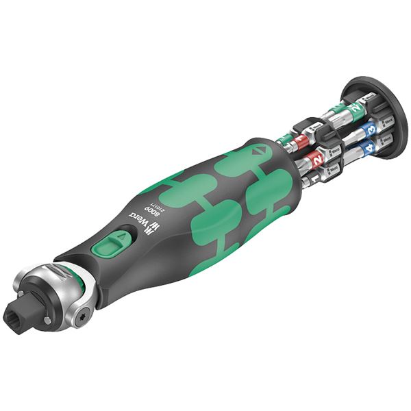 WERA ヴェラ サイクロップ 首振り式 ラチェットドライバー ビット12本収納 004280 工具 ツール DIY 作業工具 道具 【北海道・沖縄・離島配送不可】