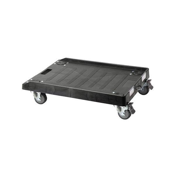 サンワサプライ 樹脂製ドーリー 75リットルオリコン仕様 ブラック CART-FA1175BK 【北海道・沖縄・離島配送不可】