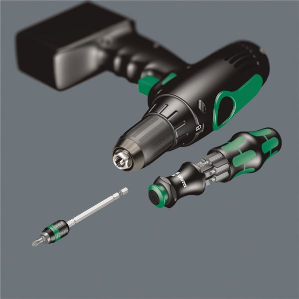 WERA ヴェラ 7点組 1/4HEX ドライバービットセット プラス マイナス ポジ入り ハンドル付 051021 工具 ツール DIY 作業工具 道具 【北海道・沖縄・離島配送不可】_3