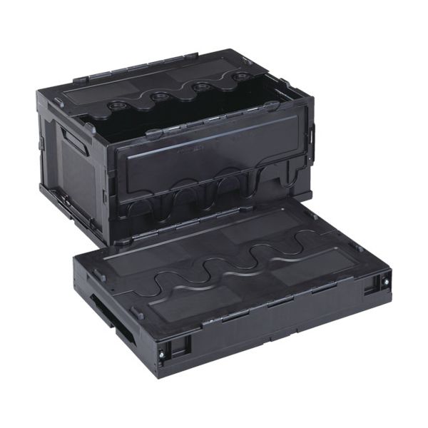 岐阜プラスチック工業 折りたたみコンテナー CF-S76NR 黄 透明 CF-S76NR-YT 1台 組立式 折りたたみ コンテナ 収納 容器 オリコン 【北海道・沖縄・離島配送不可】
