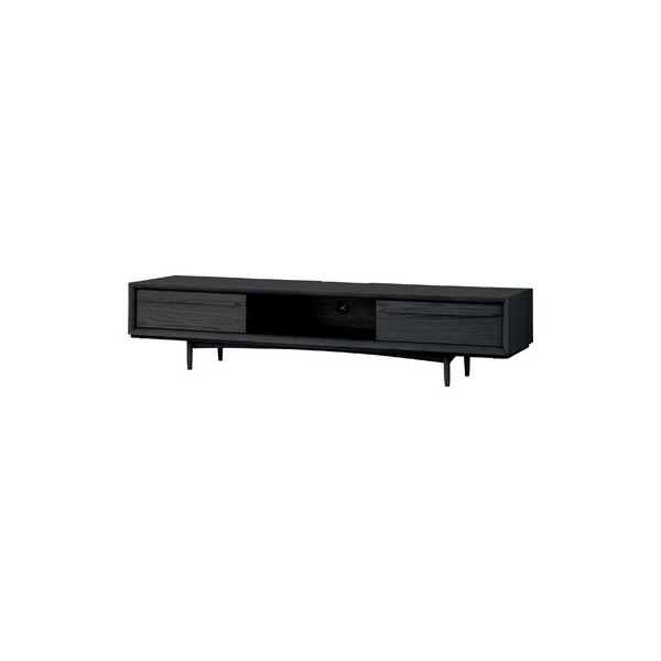 テレビ台 テレビボード 約幅150cm ブラック スチール 木製 脚付き 組立品 リビング ダイニング インテリア家具 【北海道・沖縄・離島配送不可】_1