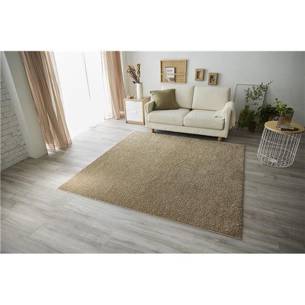 スミノエ 洗える ラグ ルフレ 約幅190×長さ190cm ライトブルー 日本製〔代引不可〕 スミノエ 洗える ラグ ルフレ 約幅190×長さ240cm ライトブルー 日本製代