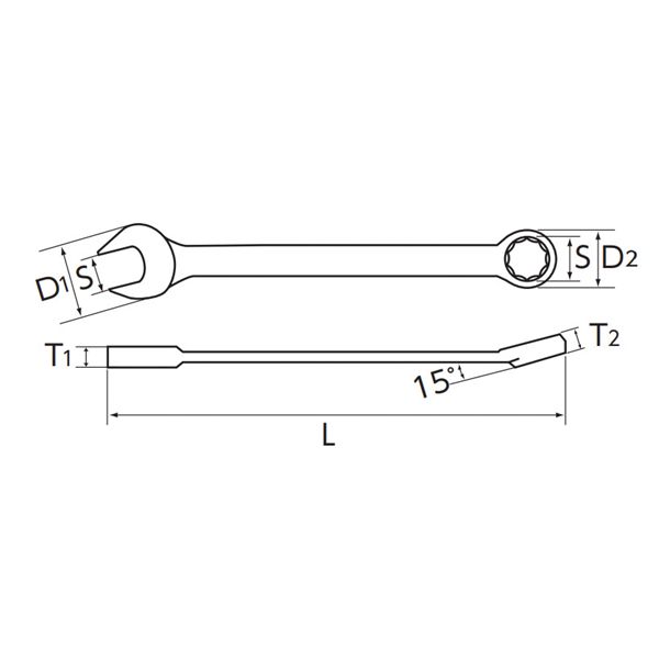 KTC 京都機械工具 コンビネーションレンチ 1-1/2inch MS2-1-1/2 レンチ 工具 ツール DIY 作業工具 【北海道・沖縄・離島配送不可】_1