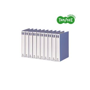 （まとめ）TANOSEE 両開きパイプ式ファイル A4タテ 30mmとじ 青 10冊の通販は 9,860円