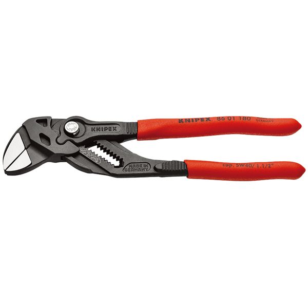KNIPEX クニペックス プライヤーレンチ プラスチックコーティング 全長180mm 8601-180 工具 ツール DIY 作業工具 【北海道・沖縄・離島配送不可】